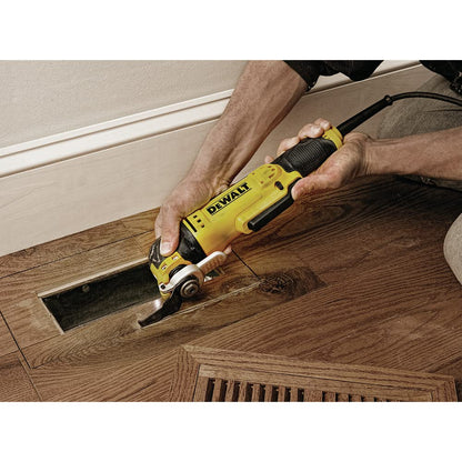 DEWALT Oscillating Tool, 3-Amp, Includes Wood Blades, Sandpaper and Tool Bag, Corded (DWE315K) - WoodArtSupply