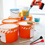 12 Pieces Paint Mixer Drill Attachment,Helix Paint Mixer Resin Drill Mixer Paint Stirrers Drill Attachment for 1 Gallon of Paint Epoxy Resin Silicone Lauwell