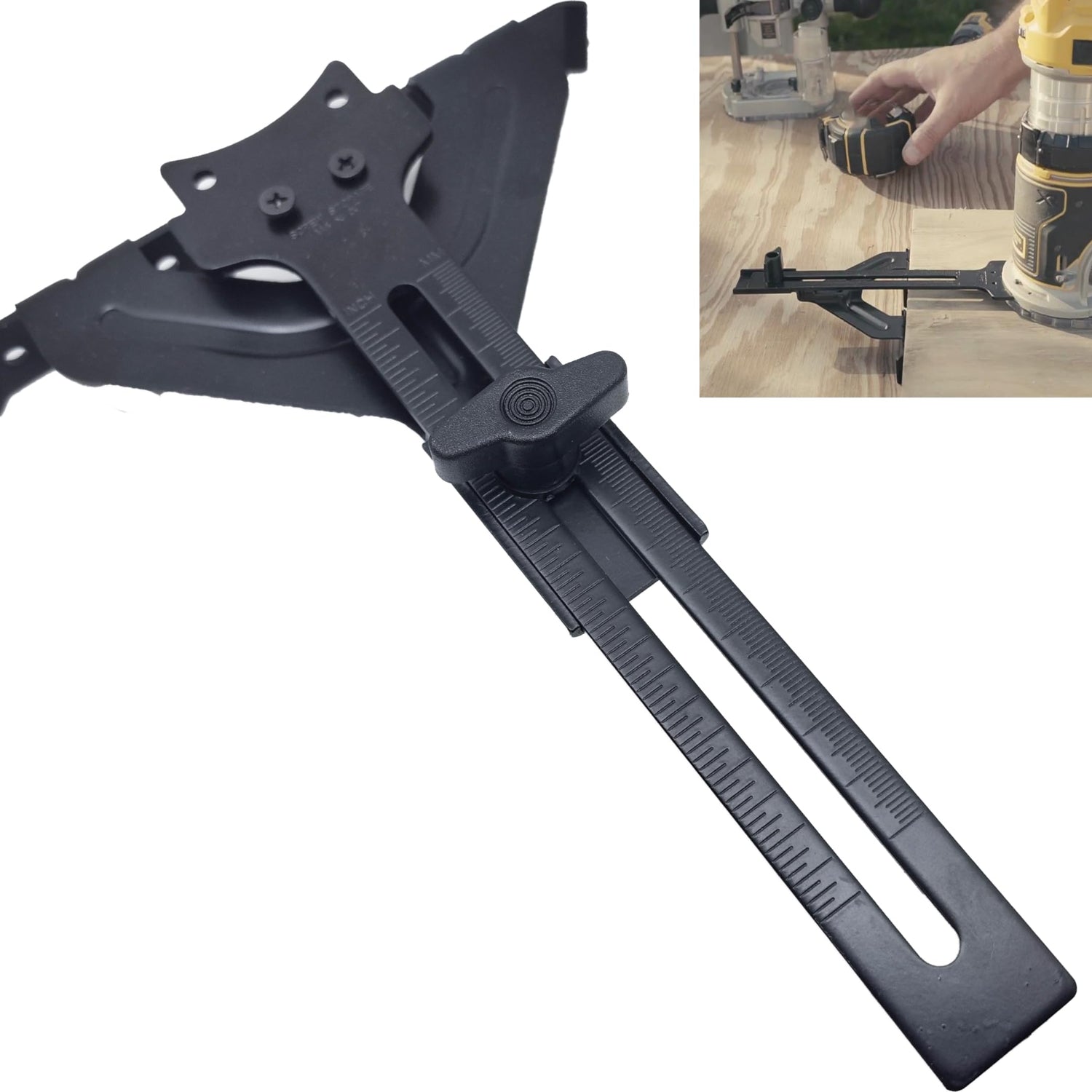 •DNP618 Edge Guide for DEWALT Fixed Base Compact Router xuyunming