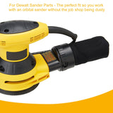 Sander Dust Bag 608354-00SV for Dewalt Orbital Sander Replaces for Dewalt Sander Parts 608354-00, 380412-00 and 624307-00 RMSPO