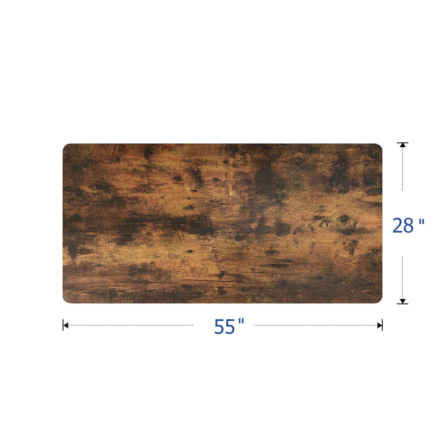 FLEXISPOT 55 x 28 Inches Electric Stand Up Desk Workstation, Whole-Piece Desk Board Home Office Computer Standing Table Height Adjustable Desk (Black FLEXISPOT