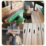 WSOOX Square Hole Drill Bits for Wood, Woodworking Hole Saw Mortising Chisel Drill Bits (Size: 1/4 inch, 5/16 inch, 3/8 inch, 1/2 inch) WSXTOOL