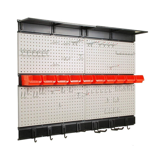 Ultrawall Pegboard Wall Organizer, 48X 36 inch for Garage Storage with Hooks, Storage Bins, Tool Panel Organizer - WoodArtSupply