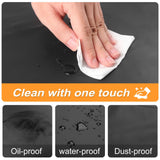 Gotega 4 Pack Waterproof Rubber Vinyl Apron Adjustable Bib Apron - Cooking Kitchen Apron for Women Men Chef Heavy Duty Work Apron for Dishwashing Lab Gotega