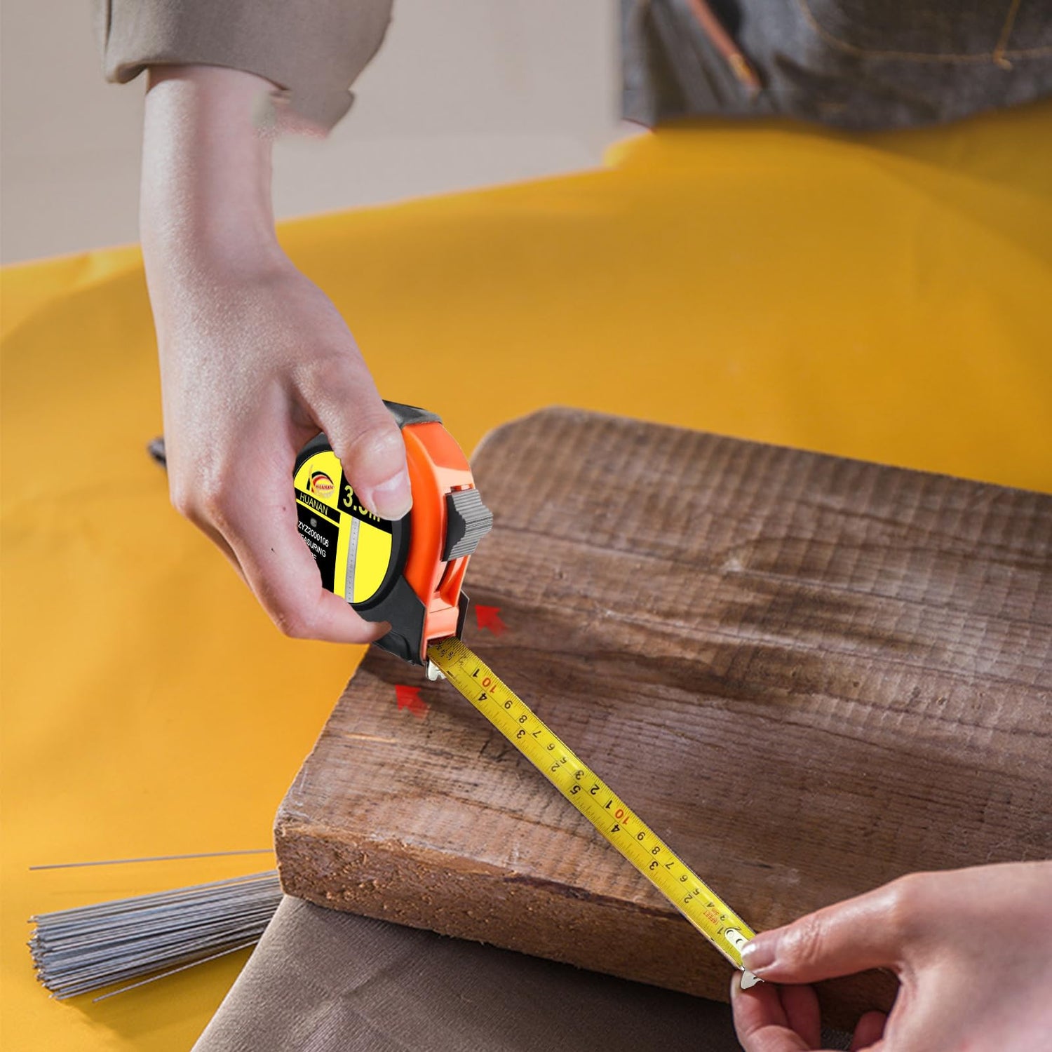 Merkaunis 20 Pcs Tape Measure 12 ft, Retractable Measuring Tape Bulk Self Locking Measurement Tape Easy to Read with Fractions 1/8, Steel Power Tape Merkaunis