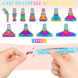 Geyoga 22 Pcs Luminous 5D Diamond Painting Pen Kit DIY Diamond Art Accessories and Tools Diamond Painting Metal Pen Tips Diamond Tool Kit Rhinestone Geyoga