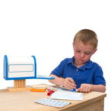 Melissa & Doug My Own Wooden Mailbox Activity Set and Educational Toy With Reusable Letters And Post Cards, Pretend Play Mailbox For Preschoolers And Melissa & Doug