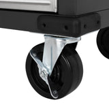 Seville Classics UltraHD Solid Steel Rolling Lockable Metal Storage Cabinet Locker Organizer w/Adjustable Shelves for Garage, Warehouse, Office, Seville Classics