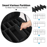 gzcz Travel Makeup Train Case 13.5 Inches Professional Makeup Bag Portable Cosmetic Case Organizer Brush Artist Storage Bag With Adjustable Dividers gzcz