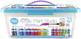 Palmer Paints Acrylic Paint Studio 25 Piece Set with Paints and Brushes Cra-Z-Art