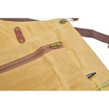 btfapron Heavy Duty Men's and women's work waxed canvas aprons with zipper pockets, protective gifts, suitable for woodworking machinery, barbecuing btfapron