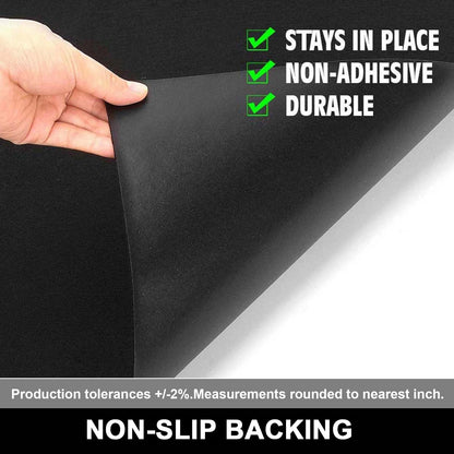 AiBOB Oil Spill Mat, 36 X 60 inches, Garage Floor Mat Under Car, Waterproof Backing Absorbent Pad Protects Floor, Durable, Reusable, Black - WoodArtSupply