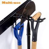 WALMANN Garage Storage Organization System Ski Wall Rack 10 Pairs of Skis Mount Hanger Home Shed and Garage Snowboard Wall Rack System Holds Up to Walmann