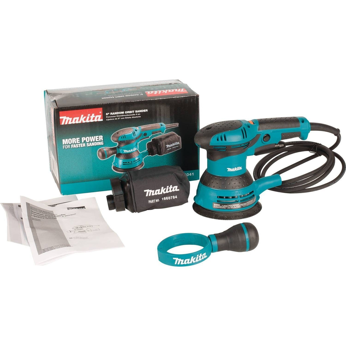 Makita BO5041 5" Random Orbit Sander, Variable Speed Makita
