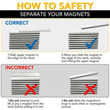 Strong Magnet - 25 Pack Neodymium Bar Magnets, Powerful Rare Earth Magnets - Industrial Strength NdFeB Magnet Set for Fridge, DIY, Crafts - 60 x 10 x DIYMAG