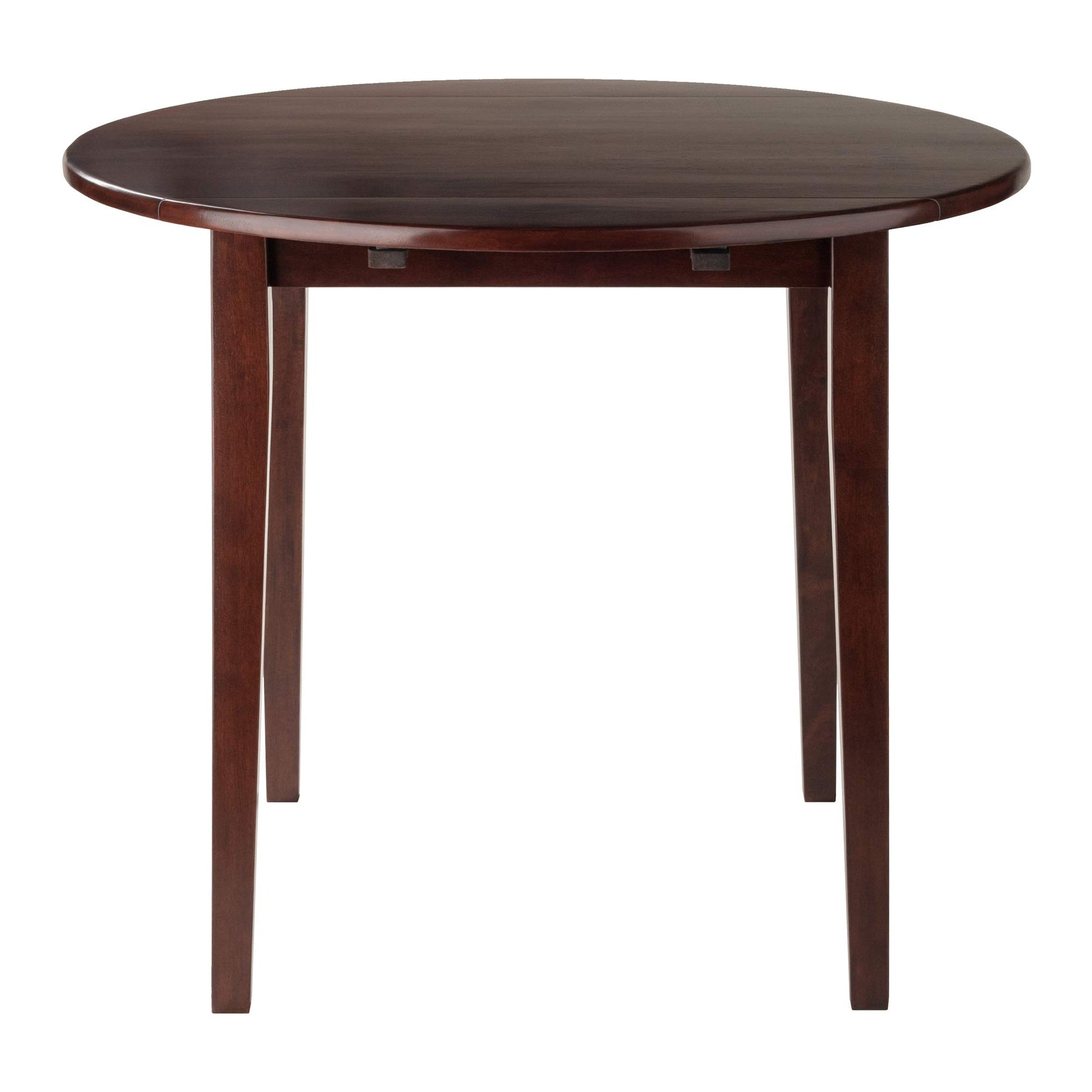 Winsome Wood Clayton Dining Walnut, 35.98x35.98x29.13 - WoodArtSupply