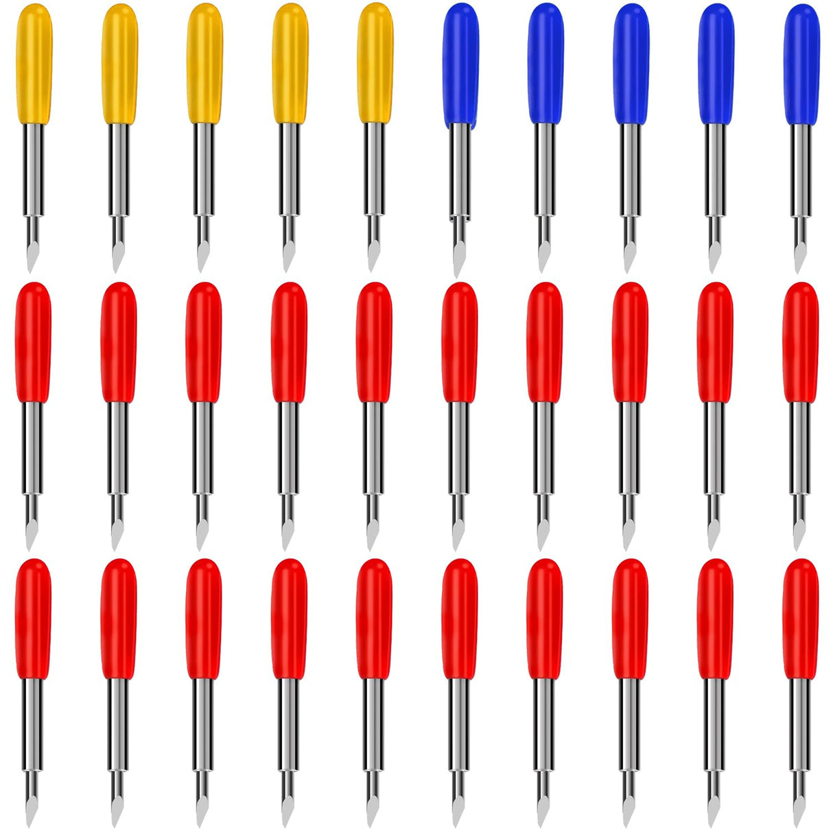 AUNKZL 30 Pcs Replacement Blades Compatible with Explore Air /Air2/Air 3 /Maker/Maker 3 Cutting Machines - Include 5 PCS 30° Fine Point Blade, 20PCS AUNKZL