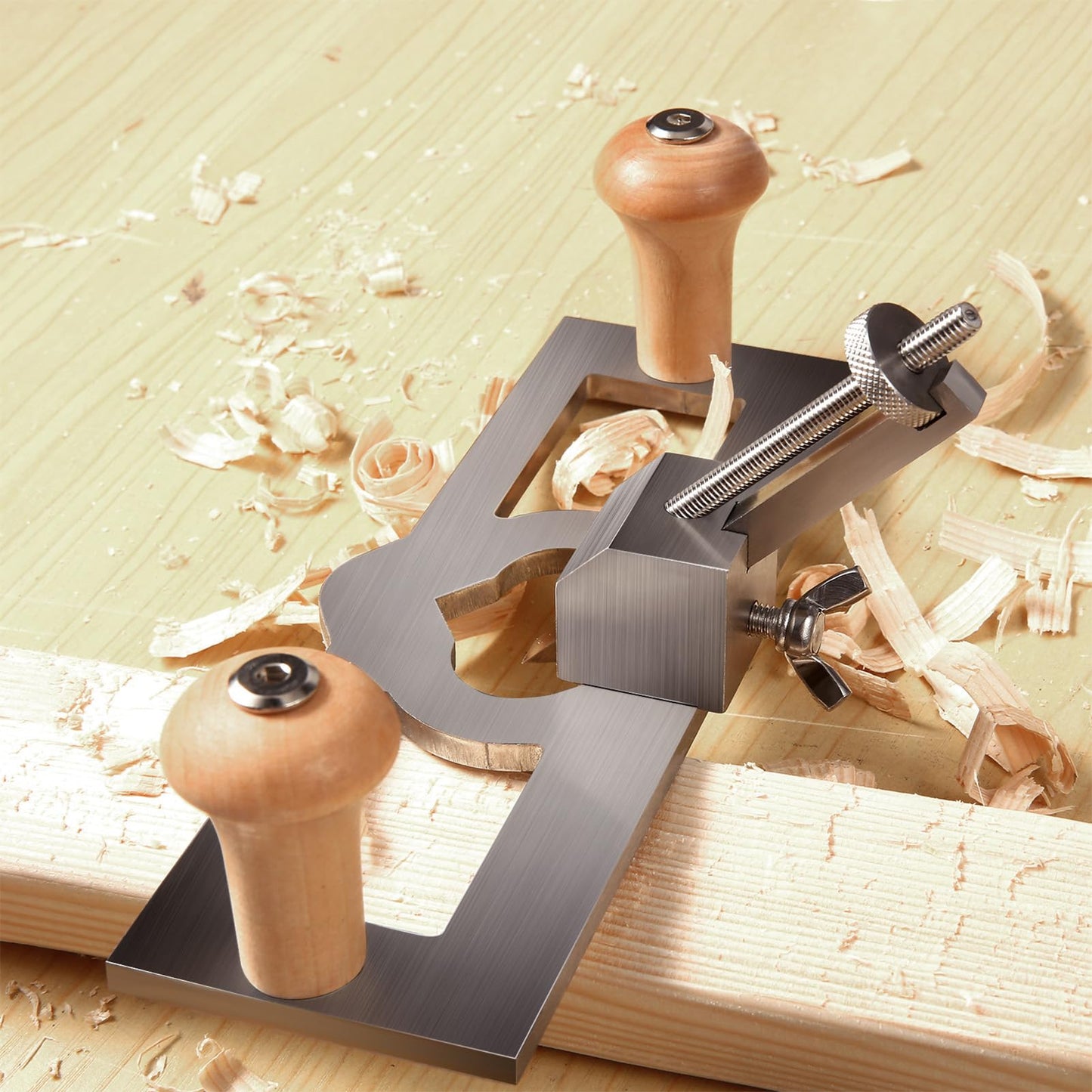 Wood Planer Hand Tool, Pocket Plane Hand Planer Wood Trimming Plane DIY Woodcraft for Precision Woodworking