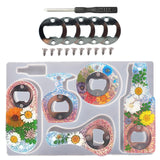 Bottle Opener Resin Molds Kit, Beer Opener Silicone Molds for Epoxy, Resin Jewelry Casting Molds, DIY Crafts Making for Best Gifts. Kizcmvre