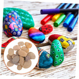 COHEALI 60 Pcs Painted Stone Flower Pot Pebbles Natural River Rocks Smooth Rocks Bundle River Stones Drawing Stones for DIY River Rocks for Painting COHEALI