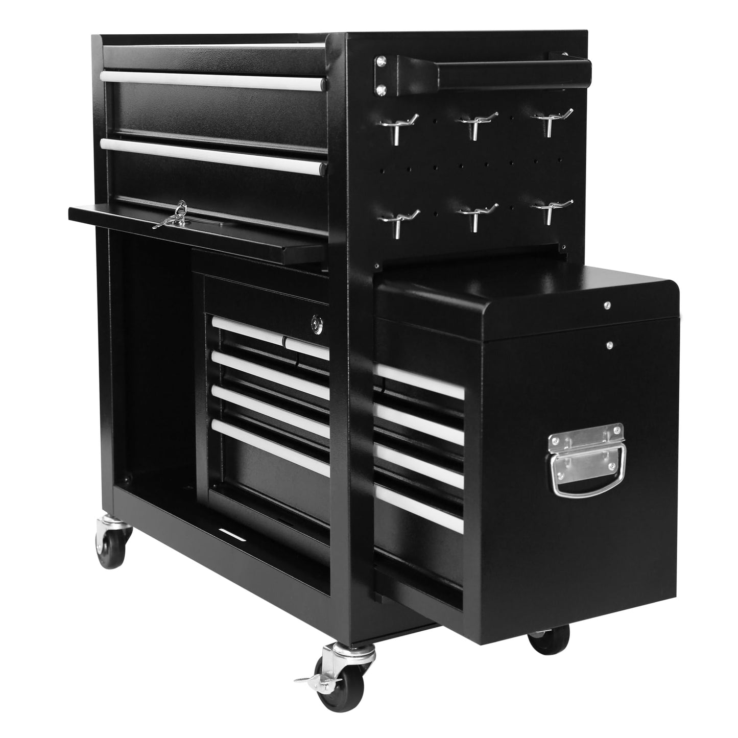 Fulvari Rolling Tool Chest With 8 Drawer, Tool Chest, Tool Box With Wheels, Removable Tool Cabinet, Tool Storage Cabinet With Locking System, Tool - WoodArtSupply