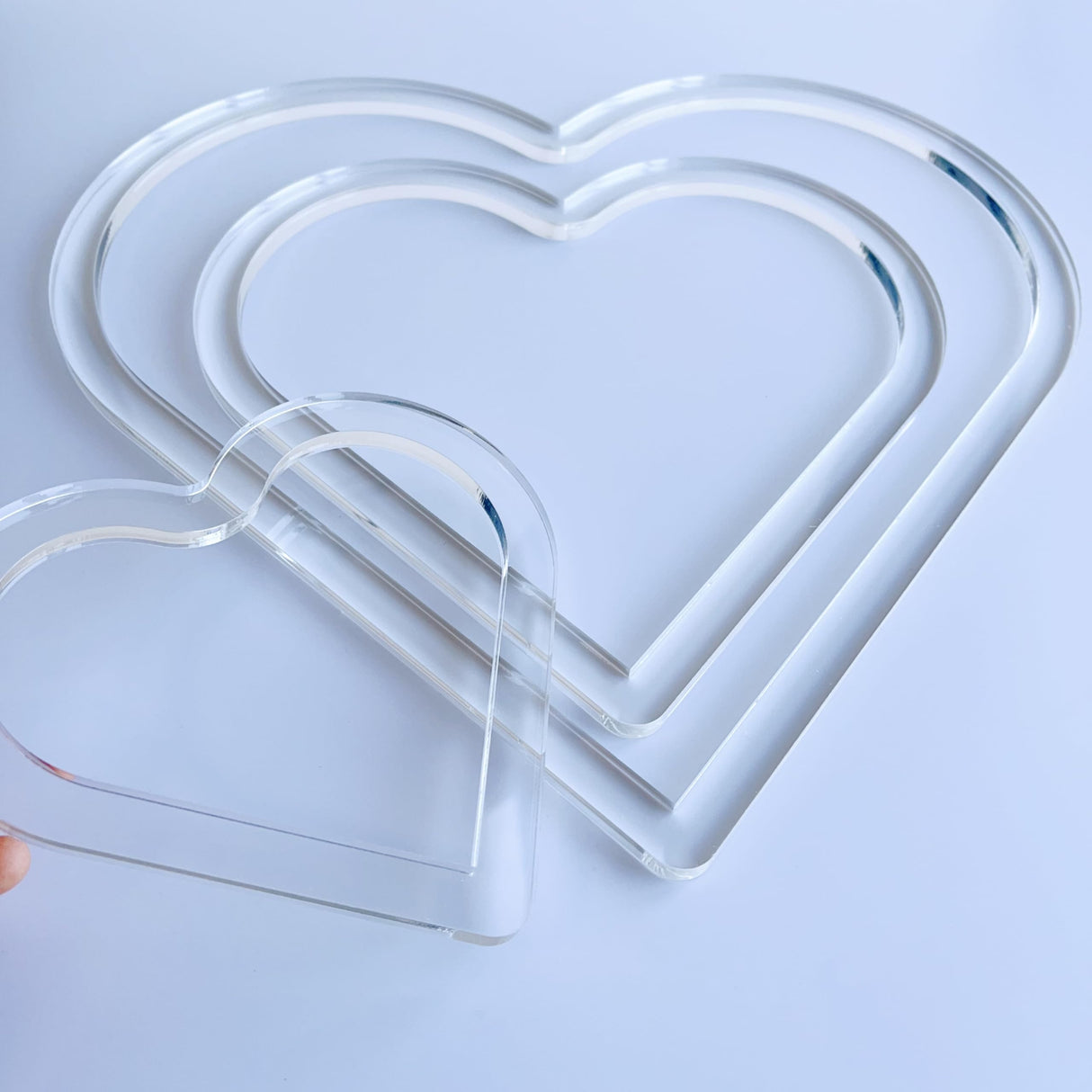 3 Hearts Nesting Valet Tray Router Template, Router Jig, Woodworking Template, Craft Template Phocaea