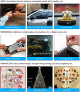 Ultra-Thin Clear Double Sided Tape Heavy Duty 2-Inch x 50 Feet Two Sides Strong Stick Mounting Adhesive Tape for Arts & Crafts, Fix Carpet, Women ANGKEEL