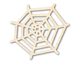 Unfinished Wood Spider Web Shape - Insect - Animal - Wildlife - Craft - up to 24" DIY 8" / 1/8" 24 Hour Crafts