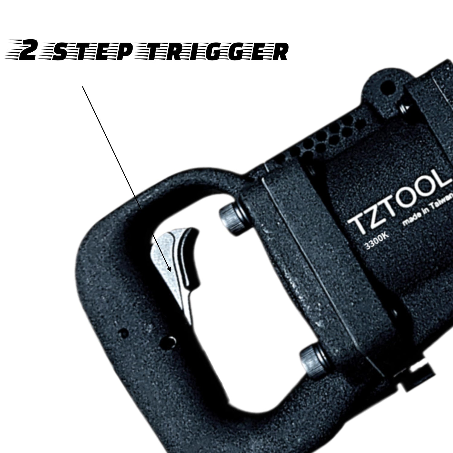 TZTOOL 3300K Diesel 3/4" Compact air impact wrench [ All metal ][ Compact&Lightweight ] TZTOOL