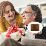 Sotiff 12 Pcs Leather Wallet Bulk Men PU Slim Bifold Wallet Set DIY Engraving Christmas Gifts for Husband Son Grandpa(Brown) Sotiff