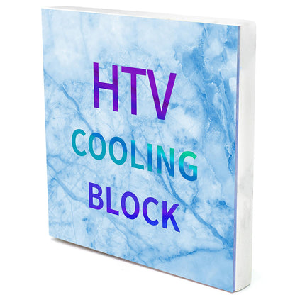 HTV Cooling Block – Fast Cooling Vinyl Craft Tool for Sublimation HTV, DTF Film and Heat Transfer Vinyl Accessories - WoodArtSupply