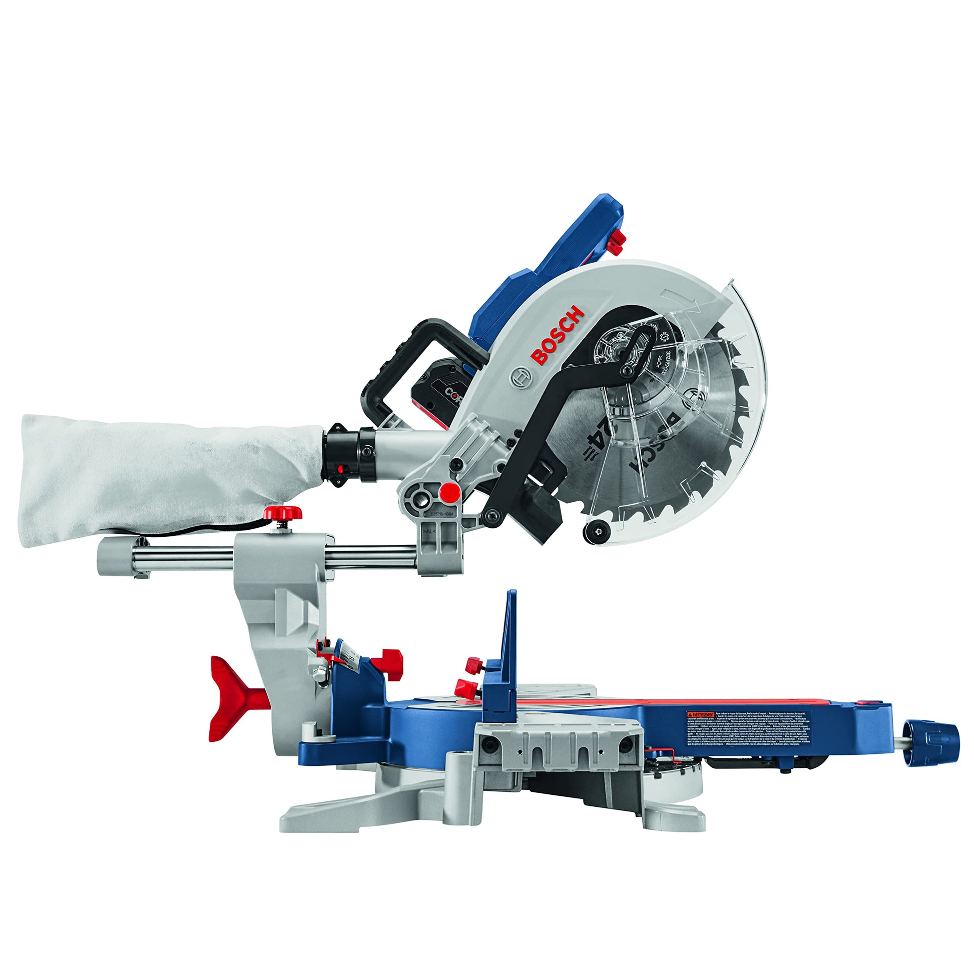 BOSCH GCM18V-10SDN14 PROFACTOR™ 18V 10 In. Dual-Bevel Slide Miter Saw Kit with (1) CORE18V® 8 Ah High Power Battery - WoodArtSupply