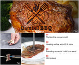 Personalised Custom Steak Branding Iron - Versatile Food and Craft Stamp TPFOON
