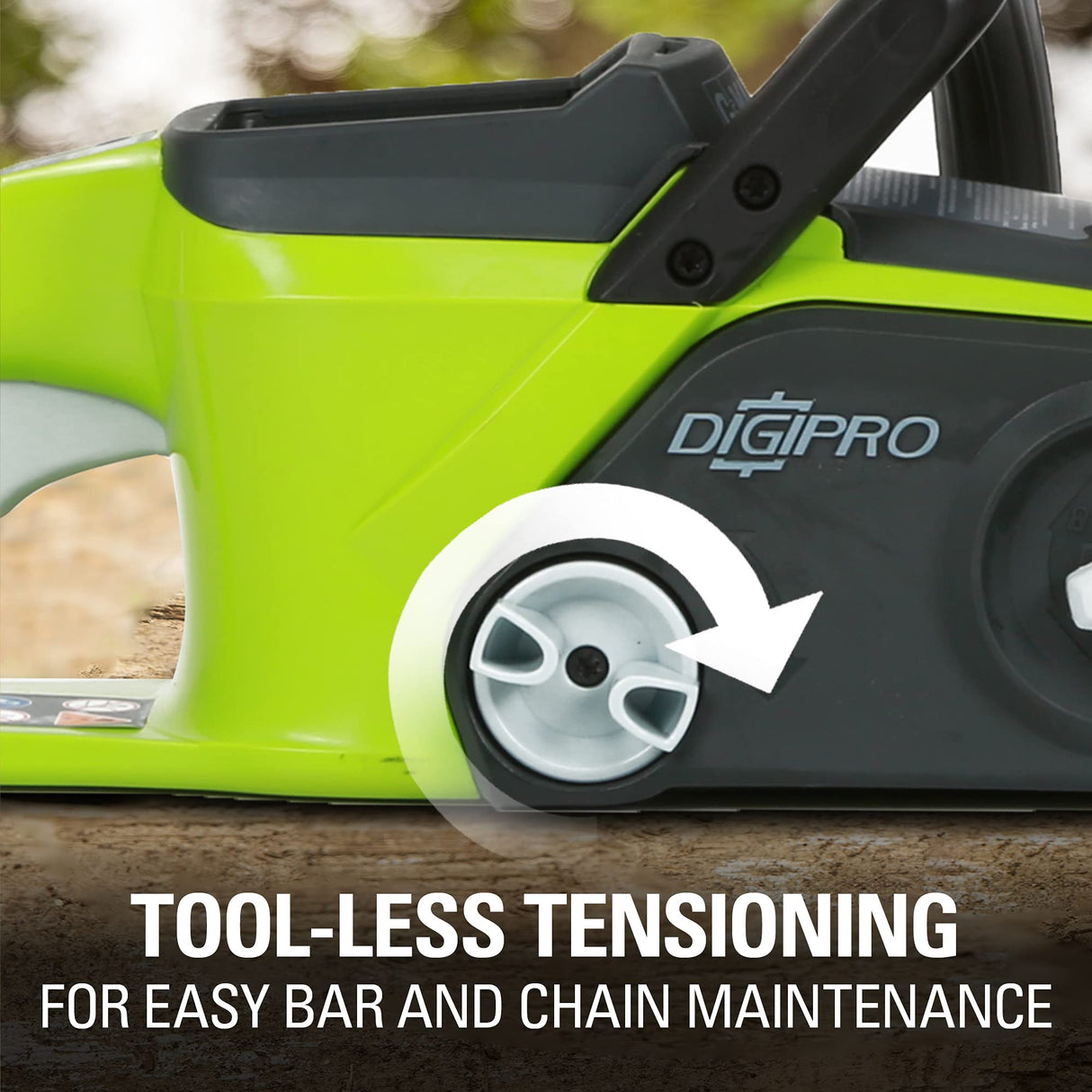 Greenworks 40V 16" Brushless Cordless Chainsaw (Great For Tree Felling, Limbing, Pruning, and Firewood / 75+ Compatible Tools), 4.0Ah Battery and Greenworks