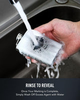 OMTech Laser Marking Powder, 4.1 fl. oz. Metal Laser Marking Fluid for CO2 Laser Engraver, High Contrast Laser Marking Ink for Metal, Laser Black Ink OMTech