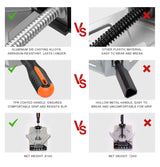 Right Angle Clamp, Housolution [4 PACK] Single Handle 90° Aluminum Alloy Corner Clamp, Clamps for Woodworking Adjustable Swing Jaw, Woodworking Tools Housolution