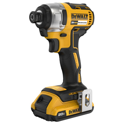 DEWALT 20V MAX Impact Driver, 1/4 Inch, Battery and Charger Included (DCF787D1) - WoodArtSupply