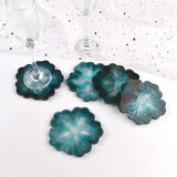 Panamalar Silicone Resin Molds, 1PCS Large Resin Tray Mold and 5PCS Coaster Molds for Resin Casting, Flower Shape Epoxy Resin Casting Molds for DIY, PANAMALAR