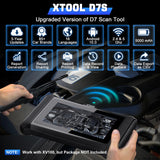 XTOOL D7S Automotive Diagnostic Tool with 3-Year Updates, 2024 Newest, DoIP & CAN FD, ECU Coding, 36+ Services, Bidirectional Scanner for car, Key XTOOL