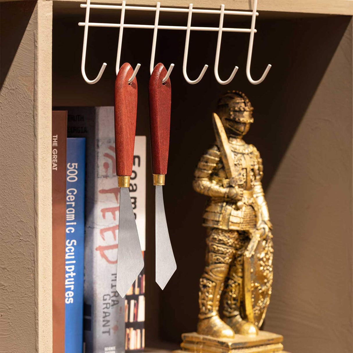 Painting Knife Set Painting Mixing Scraper Stainless Steel Palette Knife Painting Art Spatula with Wood Handle Art Painting Knife Tools for Oil Honoson