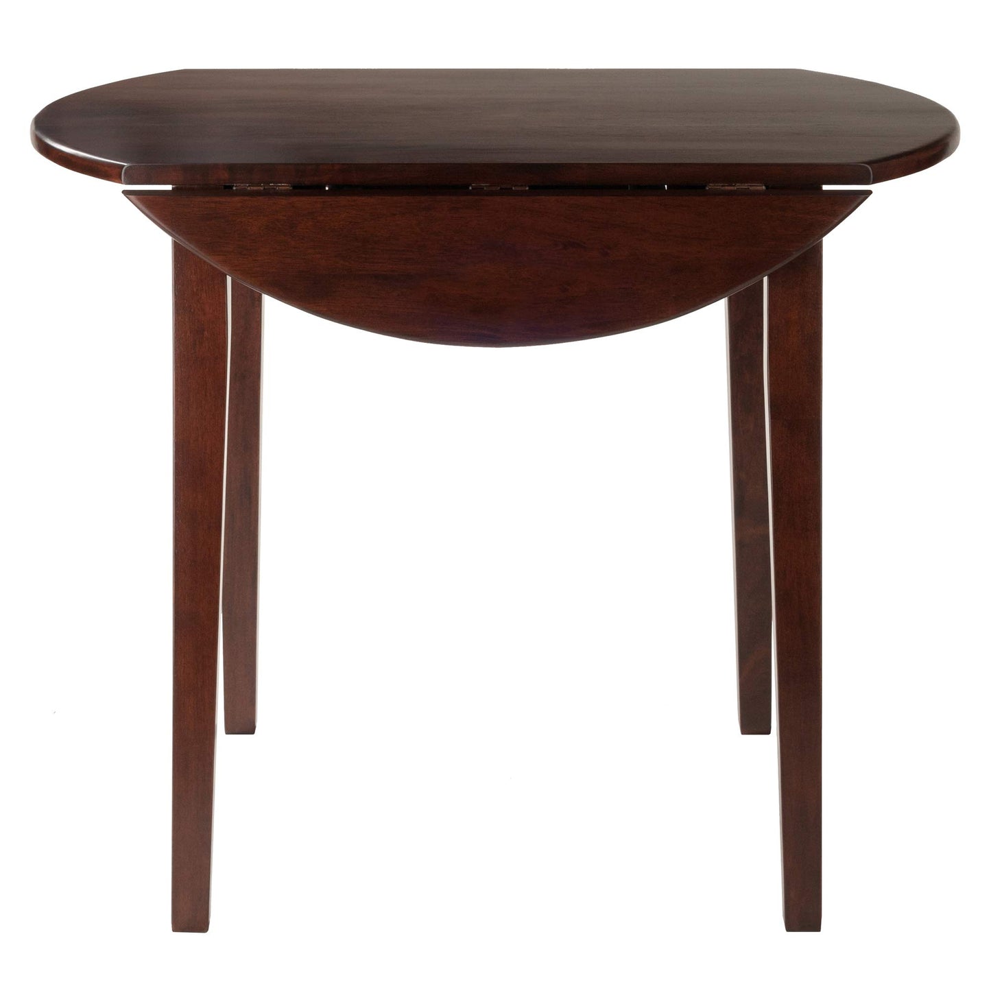 Winsome Wood Clayton Dining Walnut, 35.98x35.98x29.13 - WoodArtSupply