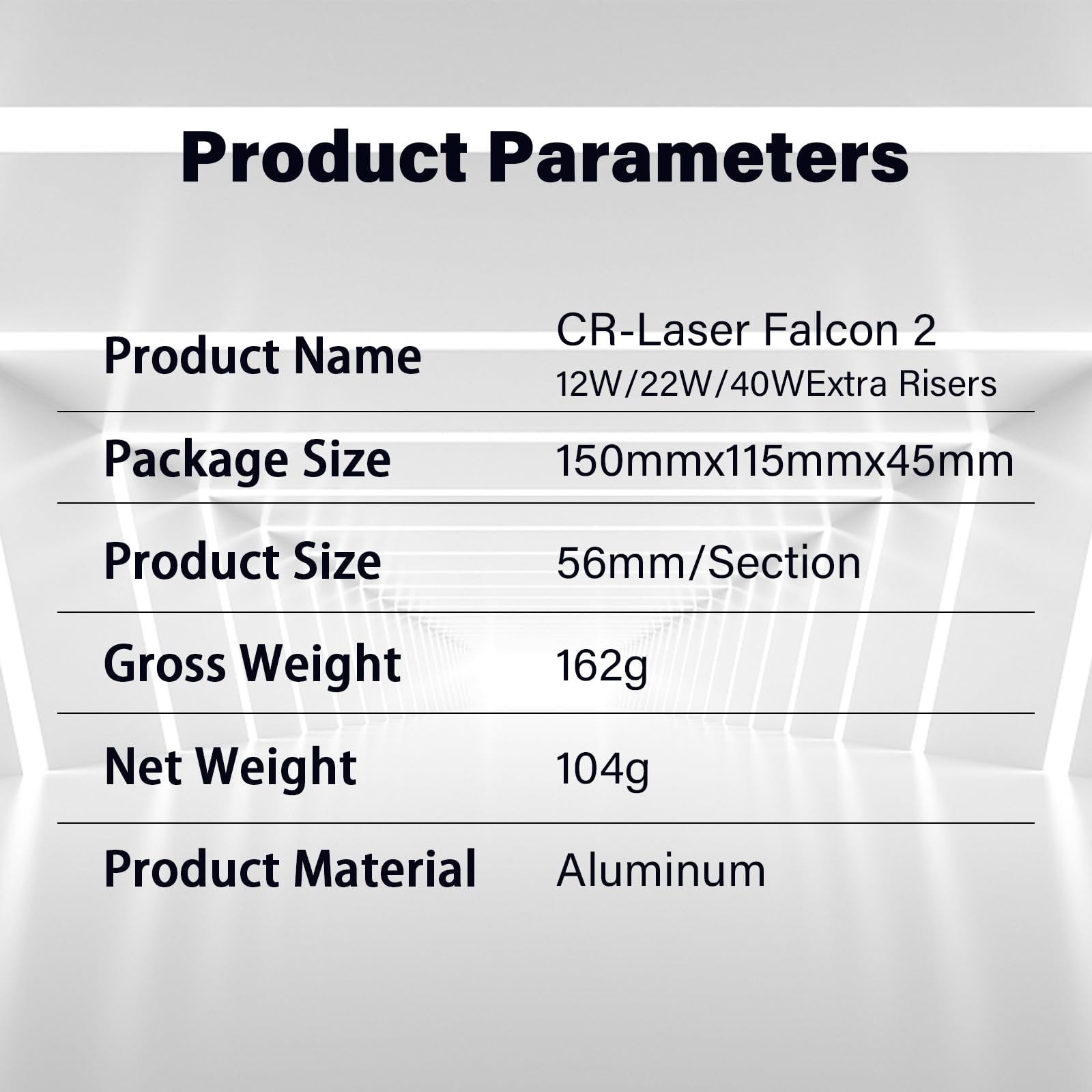 Creality Falcon 2 Extra Risers for Laser Engraver, 4 Pcs Support Column Increase 56mm (2.2 inch) Hight for Laser Engraver Machine - WoodArtSupply