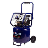 Stealth 12 Gallon Ultra Quiet Air Compressor, 1.5 HP Oil-Free Peak 150 PSI 68 Decibel Air Compressor,5 CFM @ 40 PSI 4 CFM @ 90 PSI Silent Portable Stealth