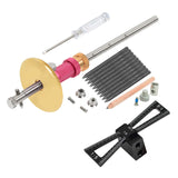 YOSELIN Dovetail Jig Wheel Marking Gauge Plus Set，Micro Adjuster Multifunctional Cutting Wheel Woodworking Scribing, Metric and Imperial Scales, YOSELIN