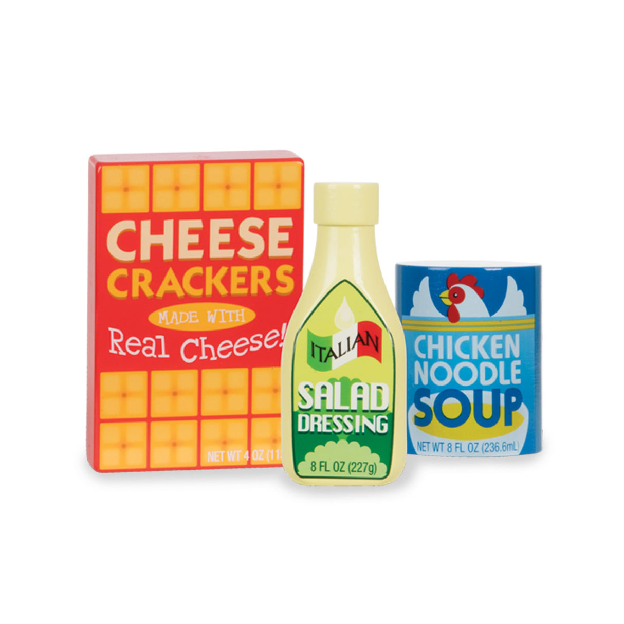 Melissa & Doug Wooden Pantry Products Play Food Set (9 pcs) - Pretend Play Kitchen Accessories, Wooden Play Grocery Sets For Kids Ages 3+ Melissa & Doug