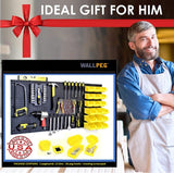WallPeg Pegboard Wall Organizer Kit - (PK-5B) - 48" Wide - 2 Pegboard Panels & 36 Locking PegBoard Hooks - Garage Organization & Tool Organizer - WallPeg