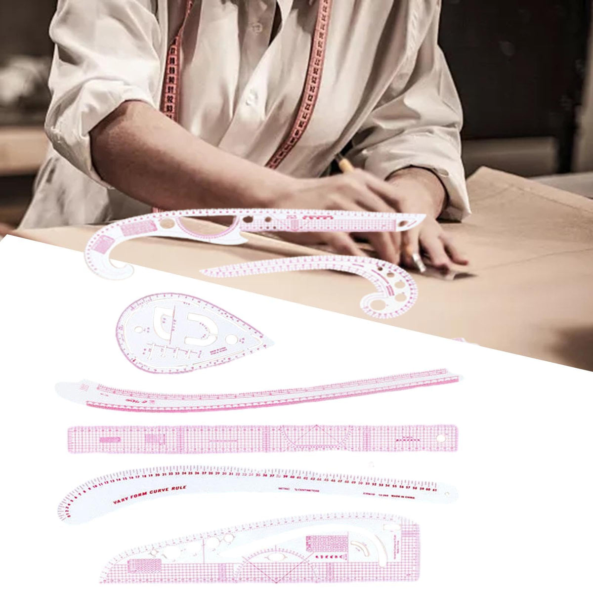 Maki Ruler Tachiuwa French Curve Ruler, Dress Curve Rulers, Pattern Template Maki ...