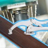 2 Pieces Drill Press Locking Clamp Fix Clamp Drill Press Vise Bench Clamp Woodworking Vise Welding Clamp Drill Press Accessories Press Tool for Peryiter