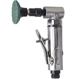 TOOLPEAK 1/4 inch angle air die grinder with 22 pcs 2-inch roll lock sanding discs, polished color angle pneumatic die grinder, air die grinder kit WoodArtSupply