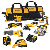 Dewalt DCK1020D2R 20V MAX Lithium-Ion Cordless 10-Tool Combo Kit (2 Ah) (Renewed) DEWALT